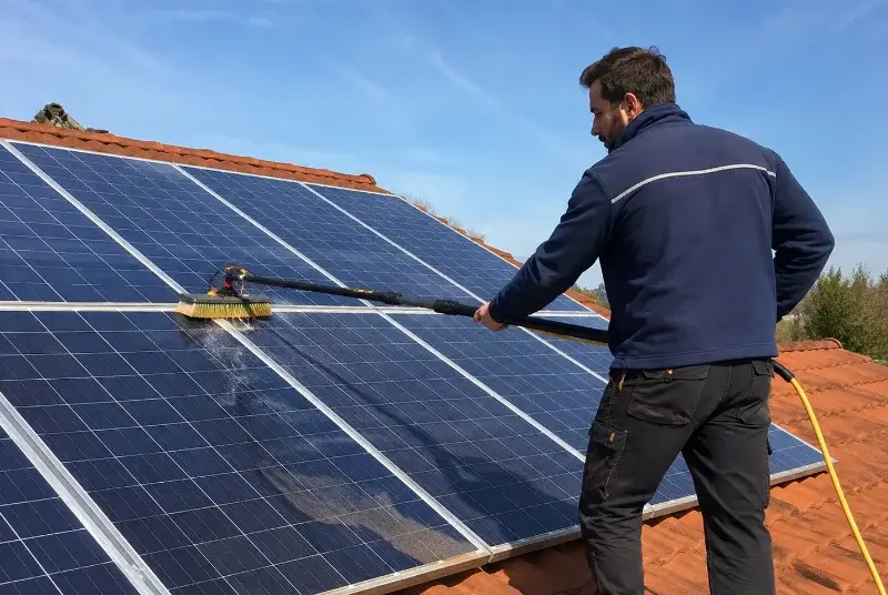 Nettoyage et entretien de panneaux solaires à Beauregard